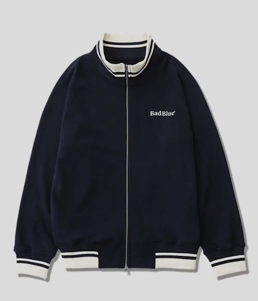 배드블루 Logo Zipup Jersey Navy